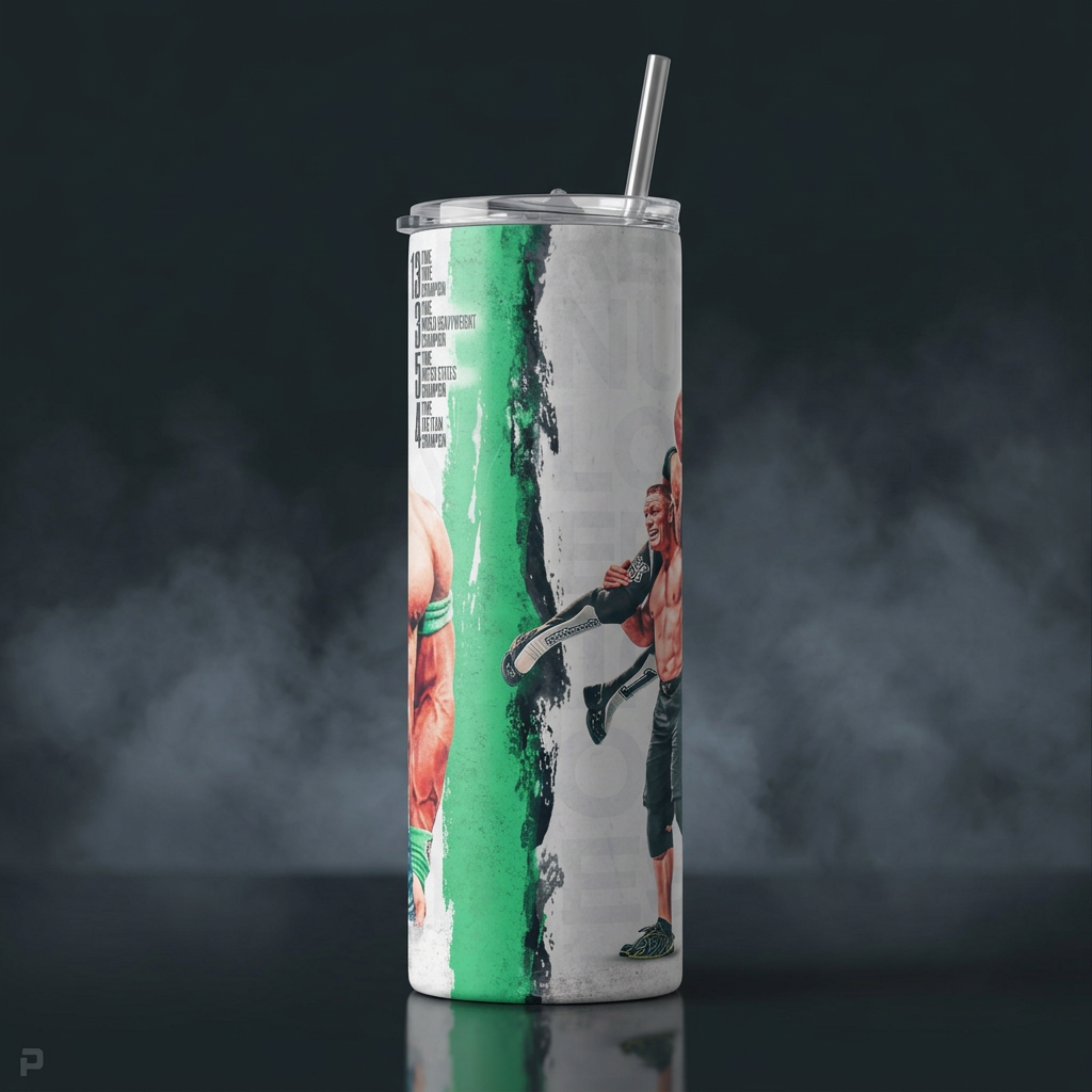 Termos Botella De Agua John Cena Wwe Diseño Lucha Libre