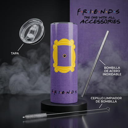 Termo Botella Agua Térmica Acero Inoxidable Friends Serie TV