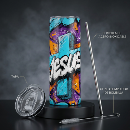 Termos Botella De Agua De Jesús De Acero Inoxidable De 600 ML Religión