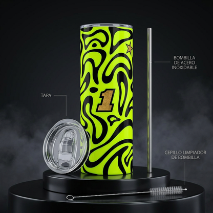 Termos Botella De Agua De Lando Norris De Acero Inoxidable De 600 ML Formula 1