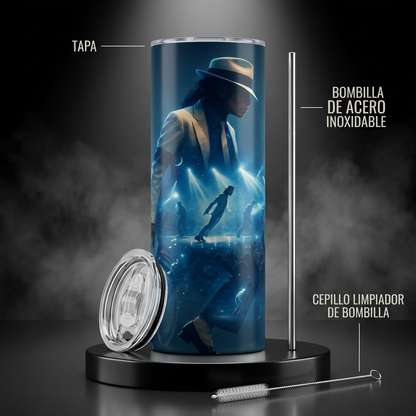 Termos Botella De Agua De Michael Jackson De Acero Inoxidable De 600 ML Musical