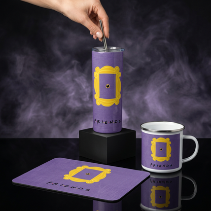 Pack De Friends Serie Termo, Mousepad Y Taza Enlozada Regalo