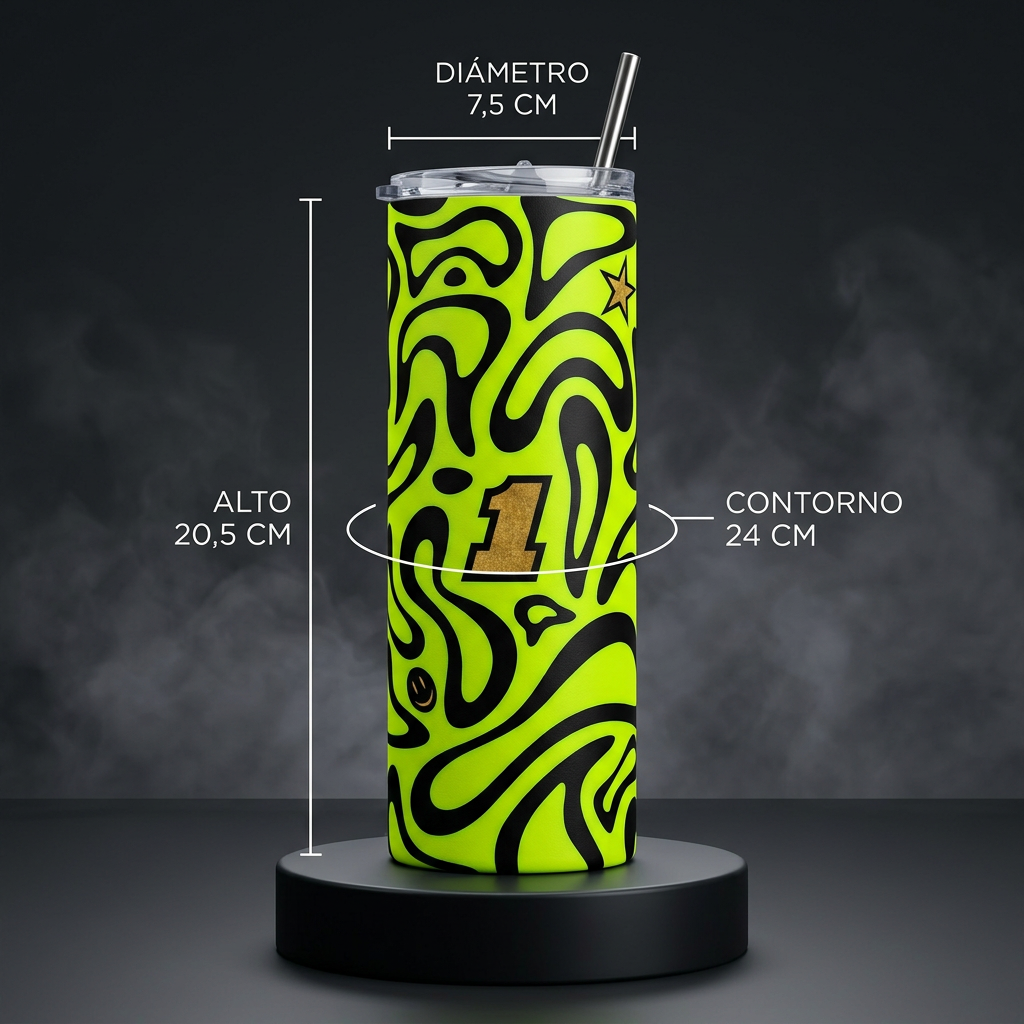 Termos Botella De Agua De Lando Norris De Acero Inoxidable De 600 ML Formula 1