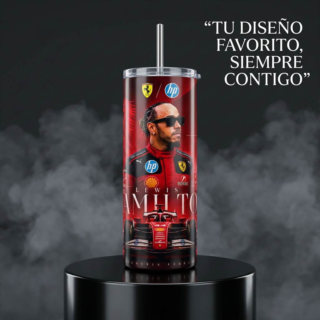 Termo Botella Termica F1 Ferrari Lewis Hamilton