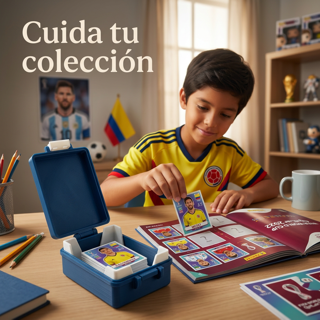 Caja Organizadora Láminas Mundial FIFA Colección Segura