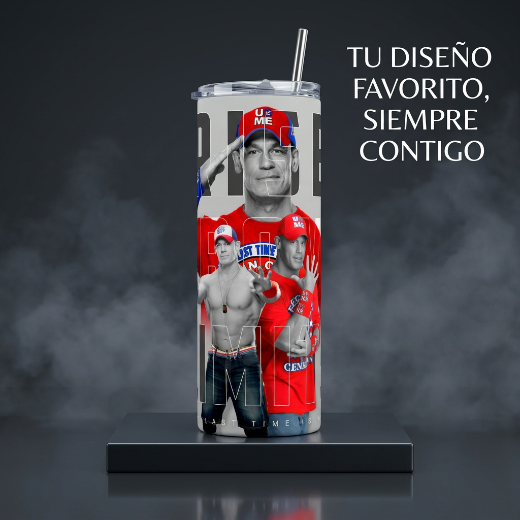 Termos Botella De Agua John Cena Wwe Diseño Lucha Libre