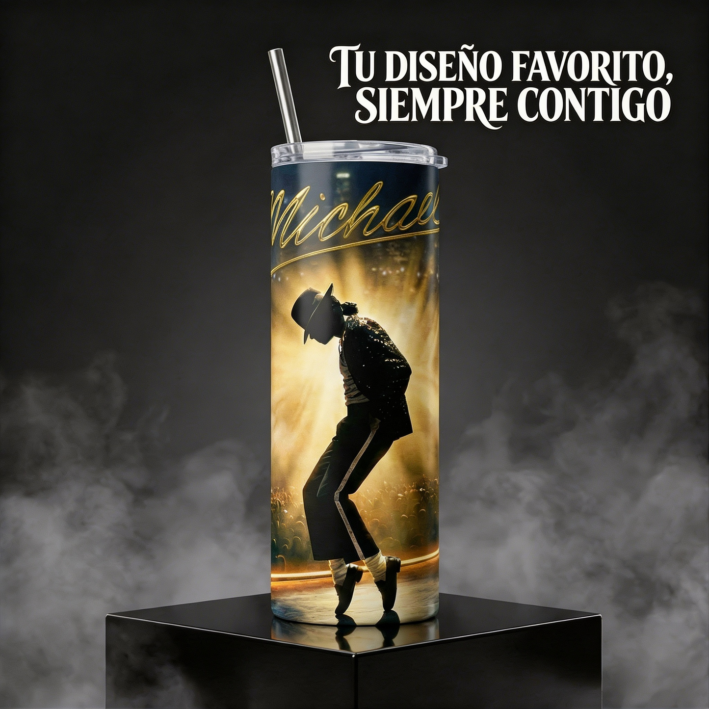 Termos Botella De Agua De Michael Jackson De Acero Inoxidable De 600 ML