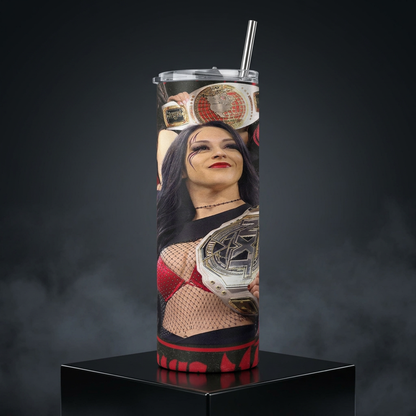 Termos Botella De Agua De Stephanie Vaquer De Acero Inoxidable De 600 ML WWE La Primera