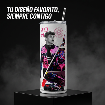 Termo Botella Térmica F1 Franco Colapinto Formula1 Argentino 600 ML De Acero Inoxidable
